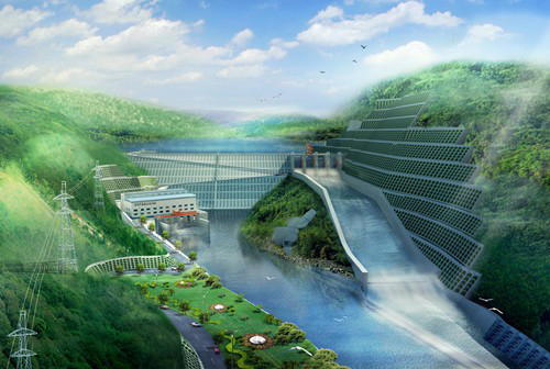 桥头镇老挝南塔河1号水电站项目